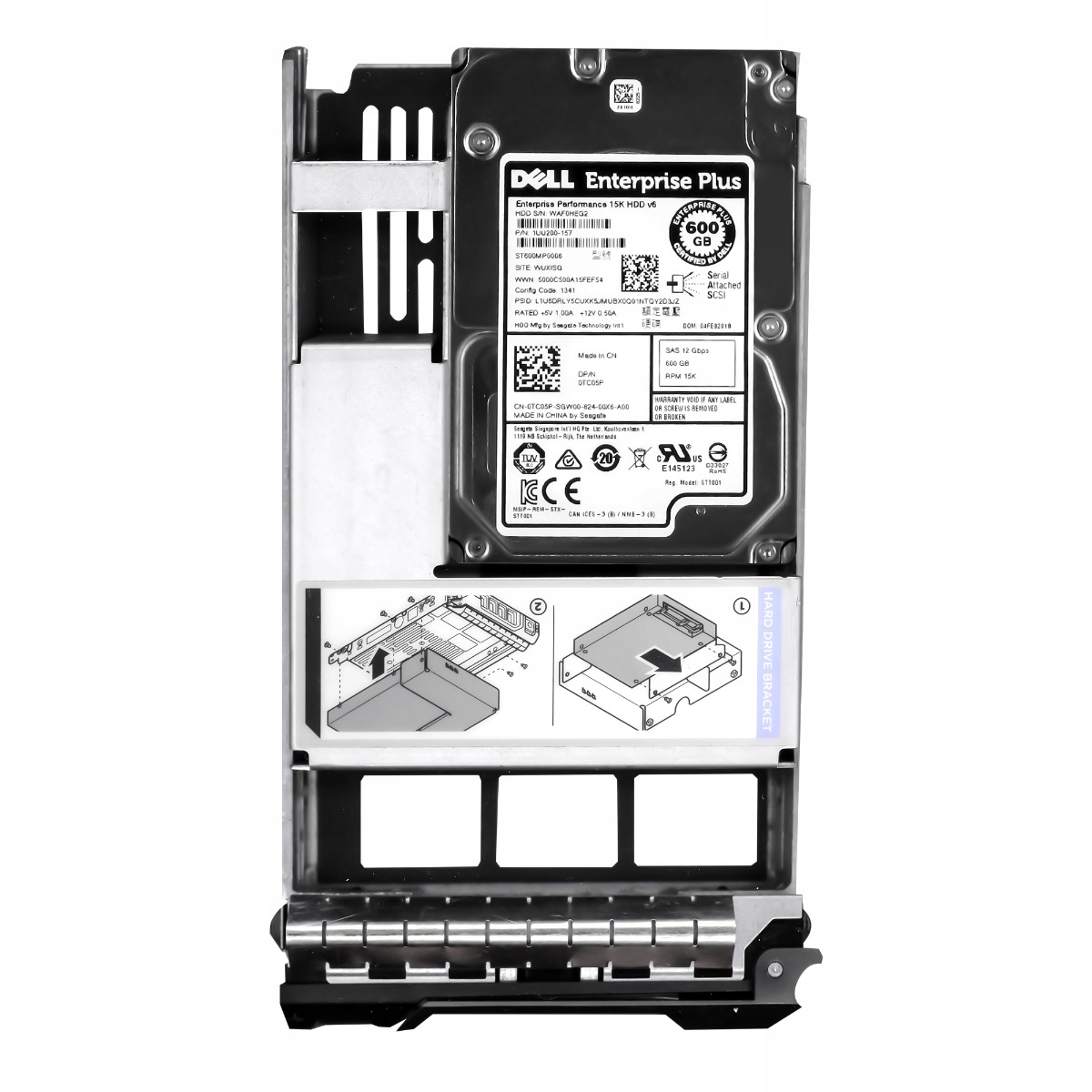 Dell 0TC05P 600GB 15K 256MB SAS-3 3.5'' ST600MP0006