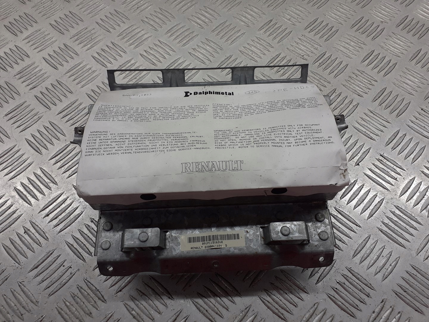 PODUSZKA AIRBAG PASAŻERA RENAULT CLIO II 8200061684D