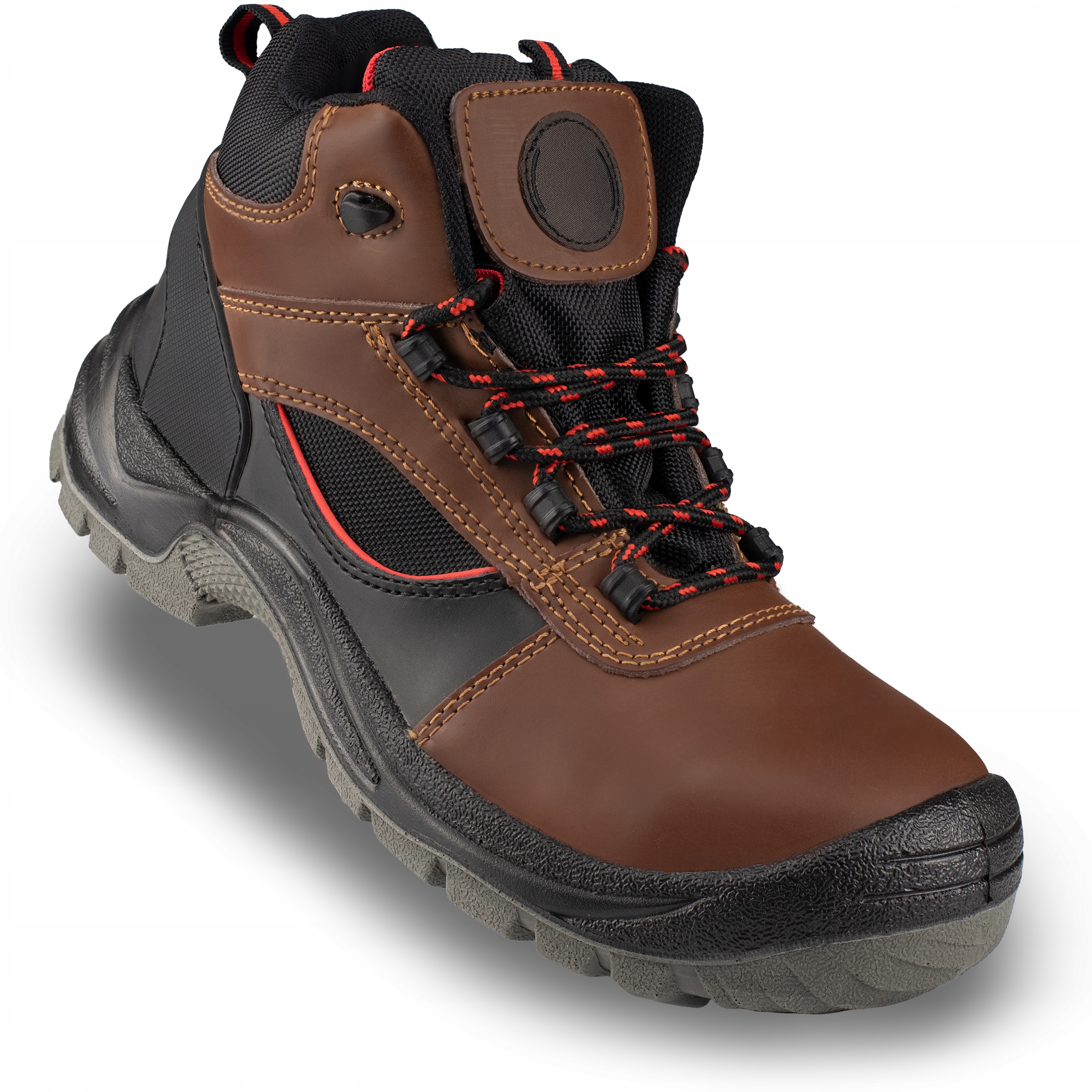 Buty Robocze męskie Trzewiki Robocze Obuwie Ochronne skórzane Bez Podnoska