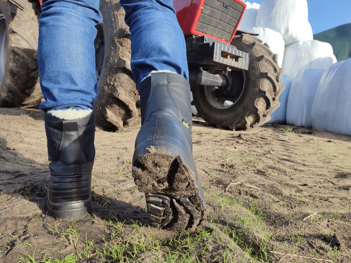 KALOSZE MĘSKIE ŚNIEGOWCE OCIEPLANE POLSKIE PIONIER 908 LEMIGO 45 Wzór dominujący bez wzoru