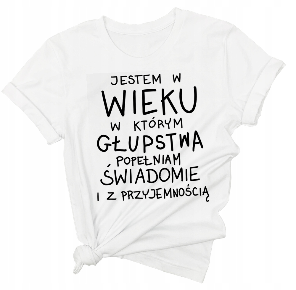 

Śmieszna koszulka na urodziny z napis 4XL