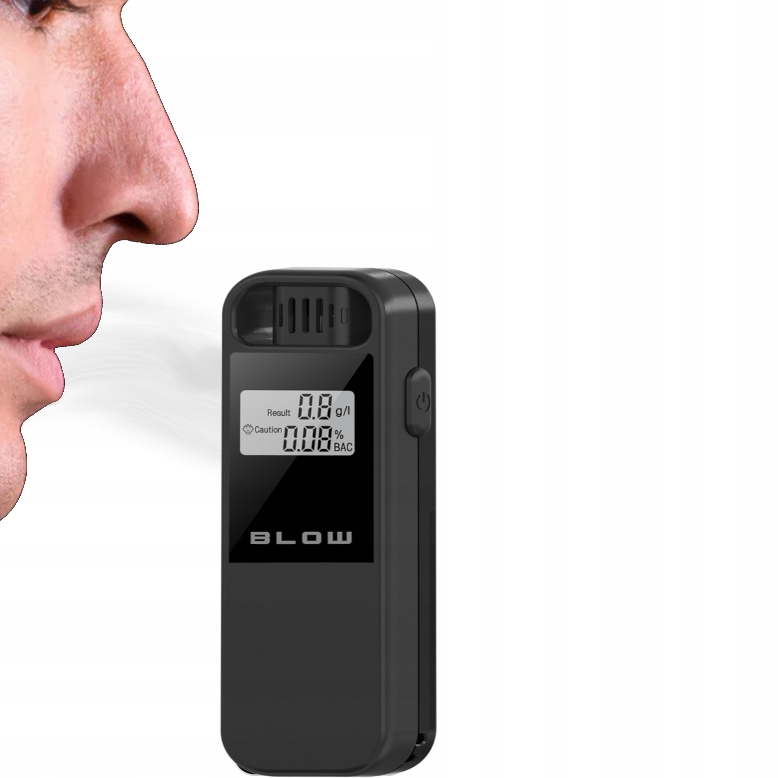 ALKOMAT BEZUSTNIKOWY PROFESJONALNY POLICYJNY LCD PRECYZYJNY BATERIE GRATIS Kod producenta 50-526