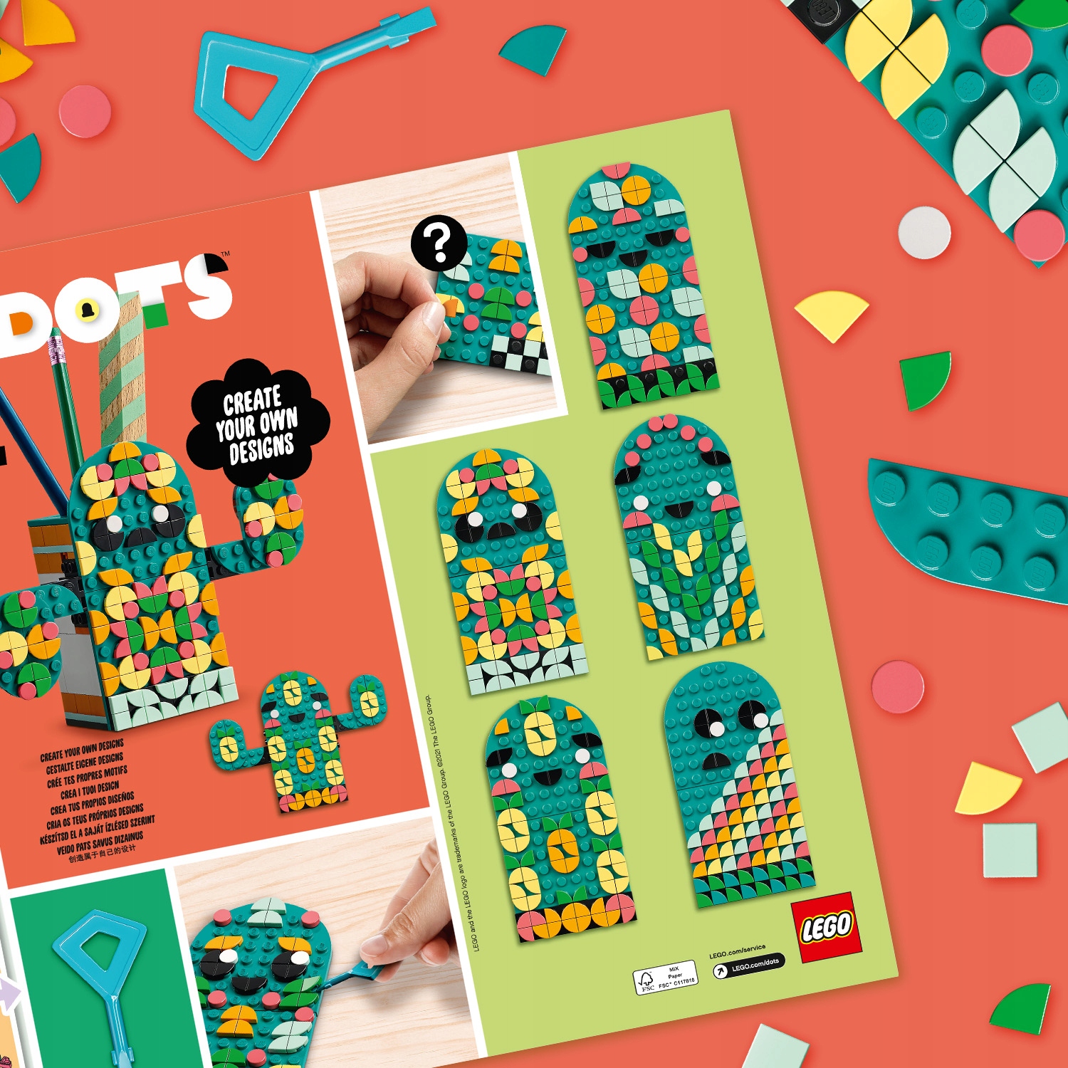 LEGO DOTS Letni wielopak 41937 Kolor dominujący wielokolorowy