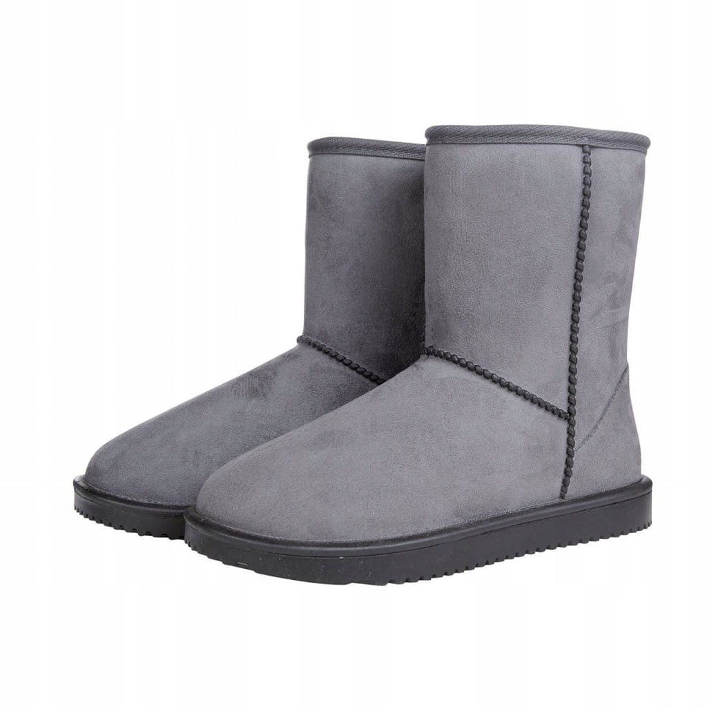 Hkm Buty Zimowe Śniegowce Szare Dziecięce Jeździeckie 32 6DA