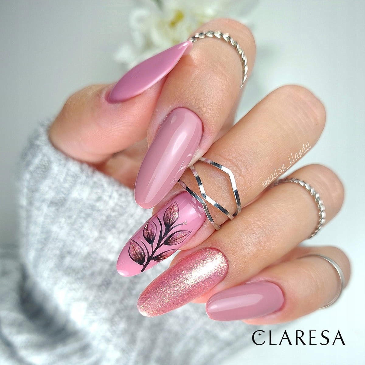 CLARESA TOP NO WIPE TOP HYBRYDOWY BEZ PRZEMYWANIA MANICURE HYBRYDY 5 ml Rodzaj top