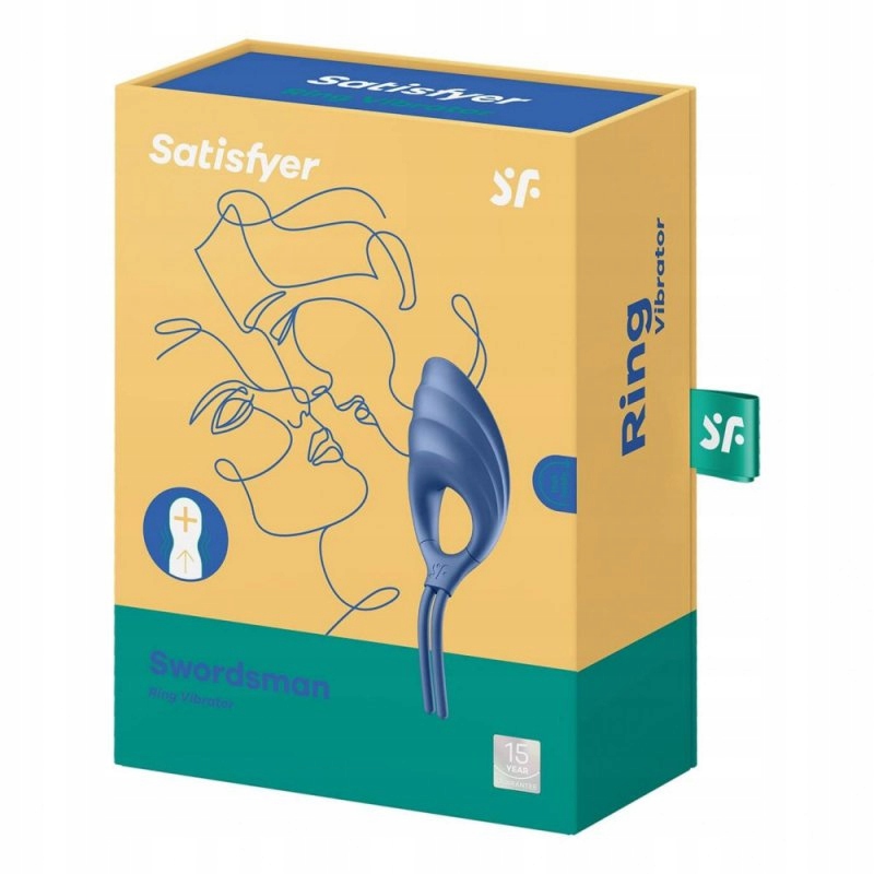 

Satisfyer Pierścień na penisa-Swordsman (Blue)