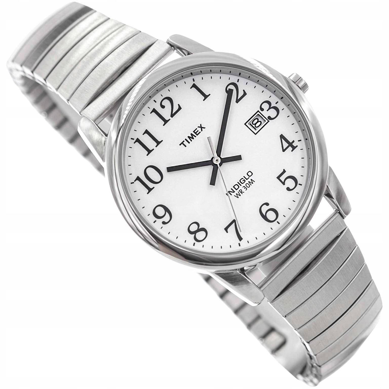 Pánské Hodinky Timex TWG025400 Easy Reader Stříbrné