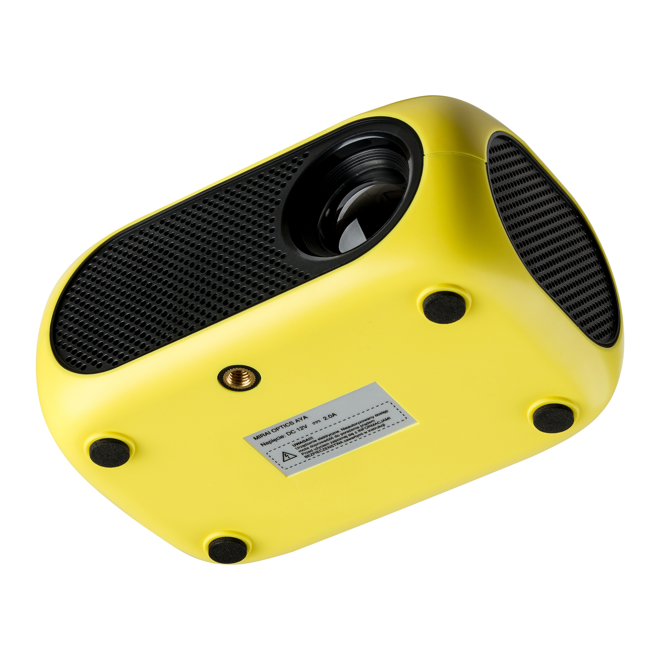 RZUTNIK MINI PROJEKTOR PRZENOŚNY FHD 120" DUŻA JASNOŚĆ OBRAZU+KONSOLA ŻÓŁTY Żywotność lampy w trybie normalnym 40000 h