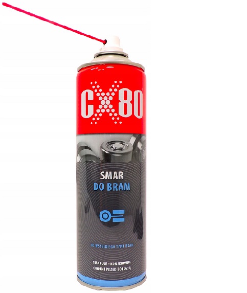 CX-80 Smar Do Bram Zamków Kłódek Spray 500ml