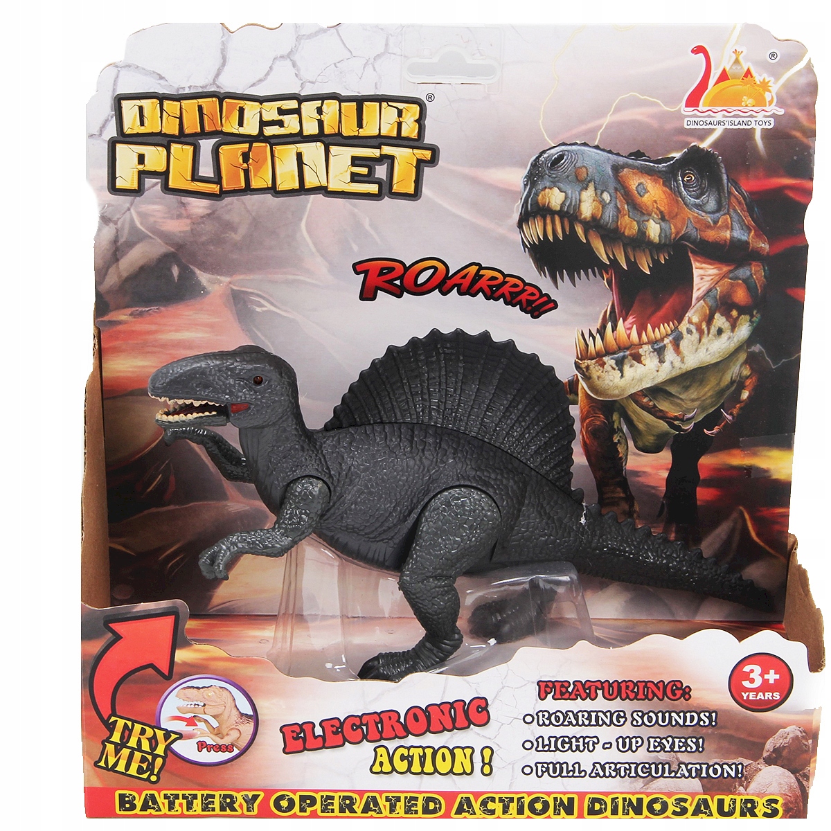 SPINOZAUR DINOZAUR FIGURKA ŚWIATŁO DŹWIĘK 13 CM Kod producenta RS6172