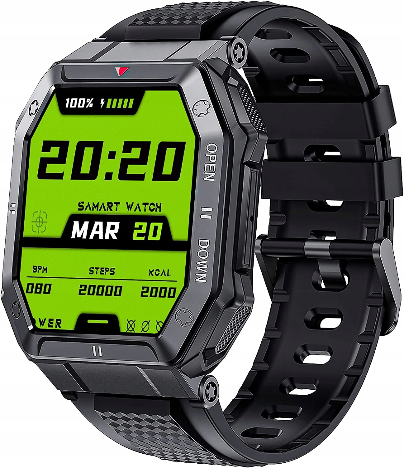 Smartwatch Bluetooth K55 Monitor Serca i Ciśnienia Fitness Tracker Model K55