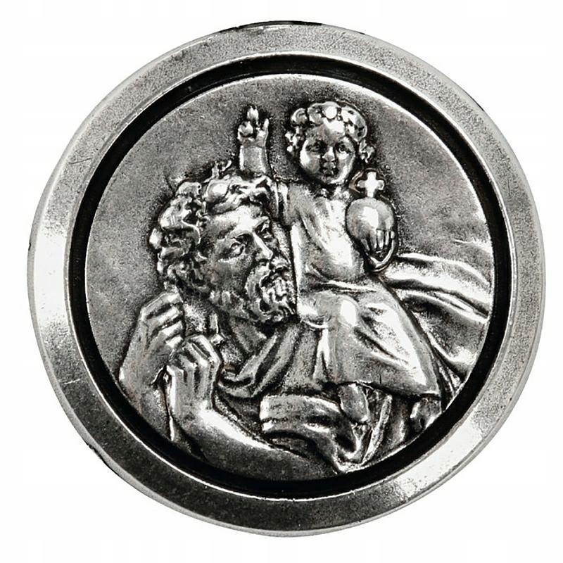 

Emblemat Naklejka Św. Krzysztof Metalowa do Auta