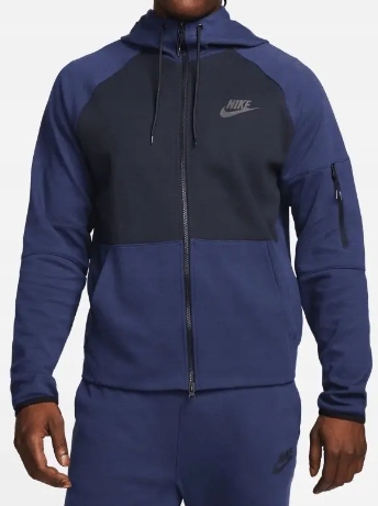 Pánská Rozepínací mikina Pohodlná S Kapucí Sportovní Nike DD5284 410 vel. S