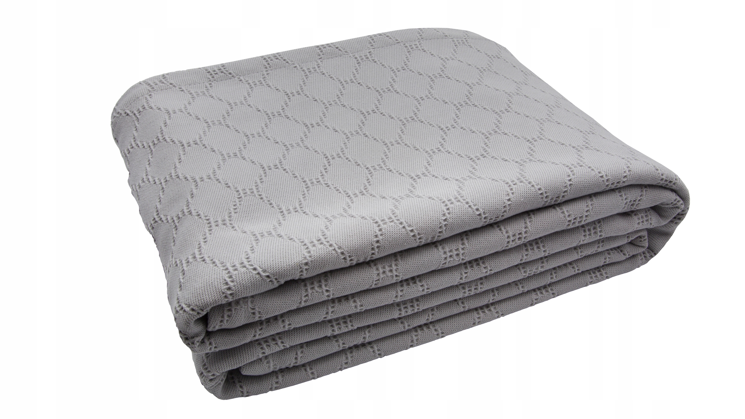 Přehoz 240X260 Holly Design Grey 100% Cotton