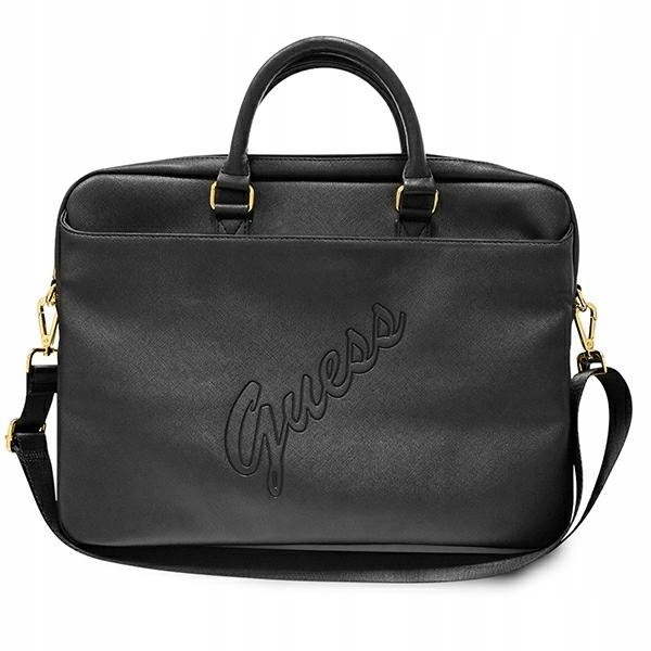 Guess Taška na notebook 16 palců Saffino GUCB15PUSASBK Černá