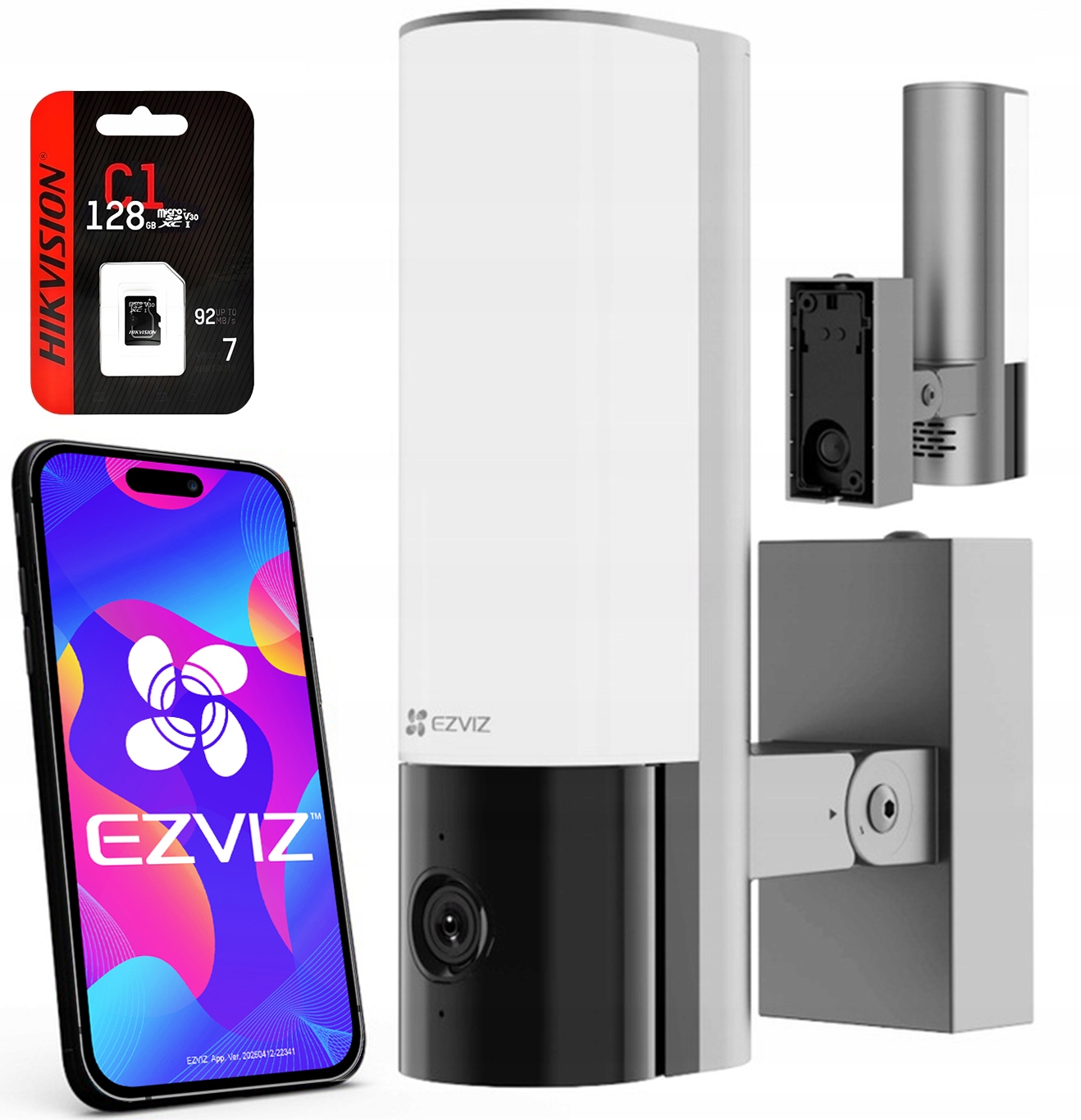 WiFi nástenná kamera Ezviz EL3 s Led lampou Sd karta 128 Gb