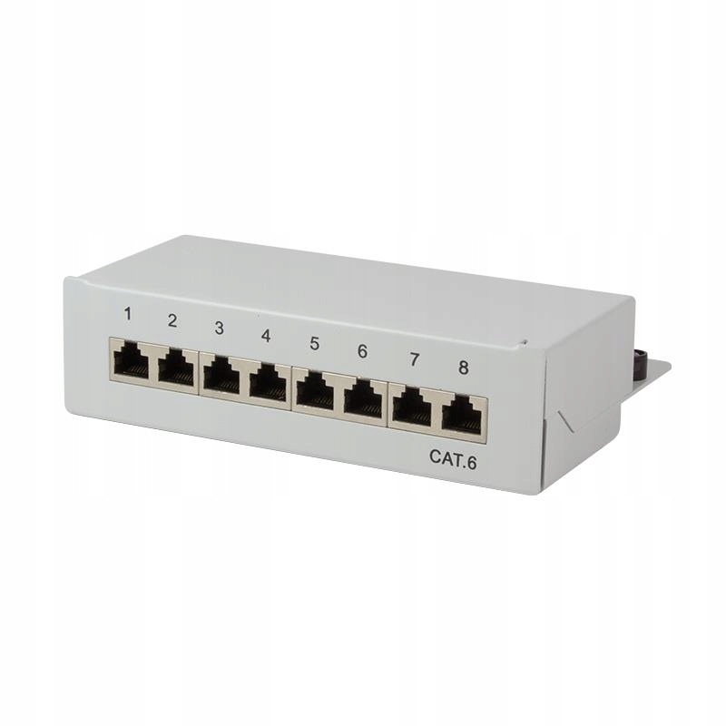 Patch panel stacjonarny LogiLink NP0016A jasnoszary