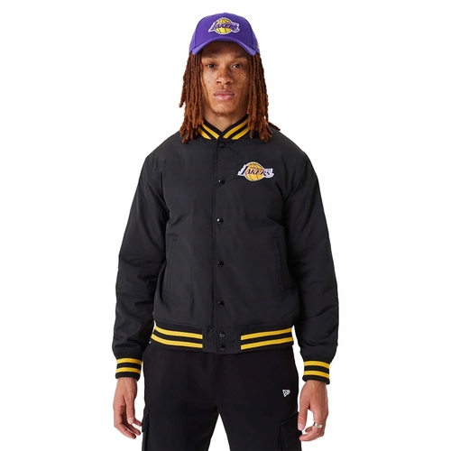 Kurtka bomberka New Era Nba La Los Angeles Lakers Script Bomber Jacket