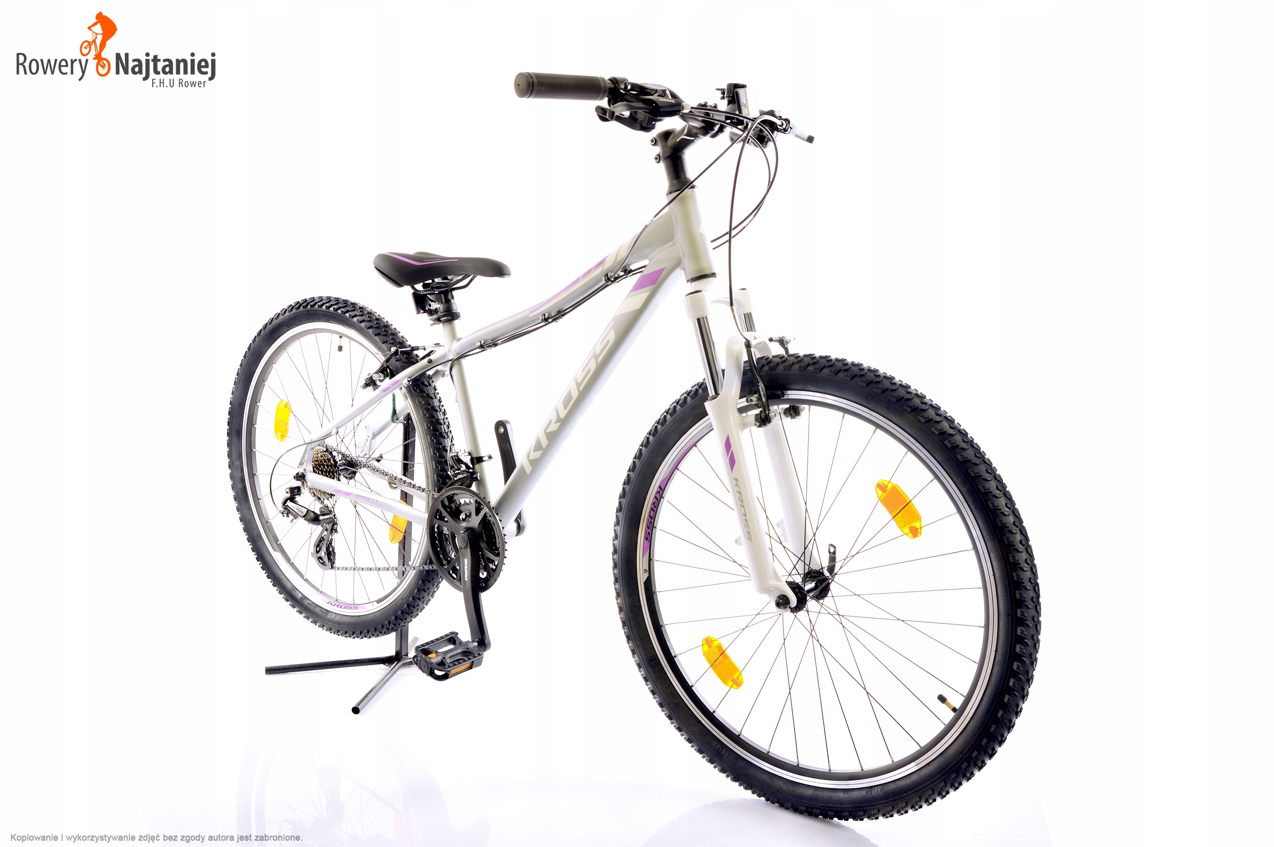 ROWER MTB 26 KROSS ESPERA 1.1 SRE-BIA M 17' 2022 Rok produkcji 2022