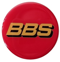 EMBLEMAT LOGO ZNACZEK 3D bbs 70 mm 4szt Marka BBS