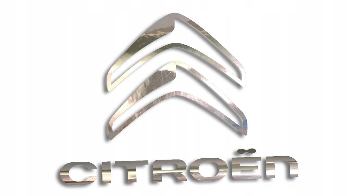 

Wycinana naklejka Citroen chrom