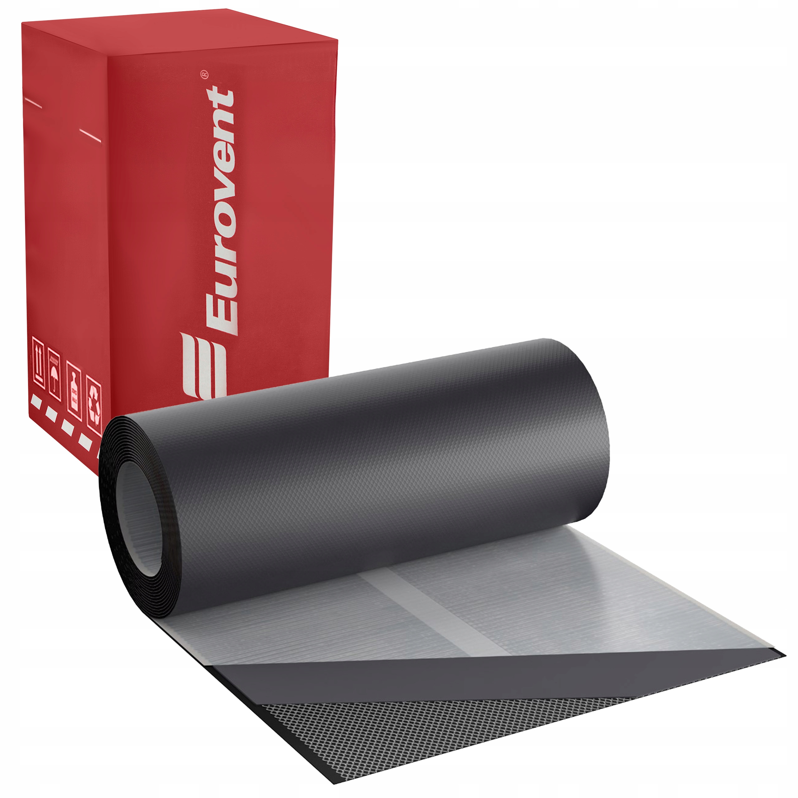 Komínová páska Flex Epdm 5 m Ral 7024 Eurovent Grafitová