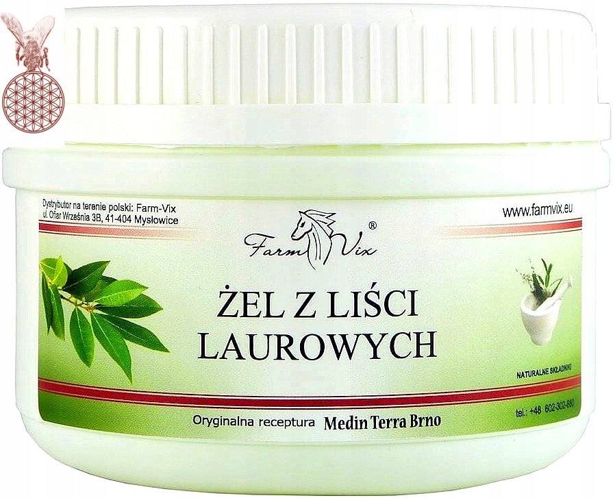 

Żel z Liści Laurowych 350ml /skręcenia+ Farm-Vix