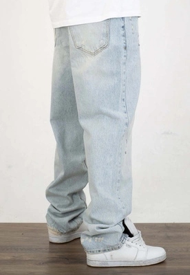 Kalhoty I8 Denim BAG112 Baggy světle modré