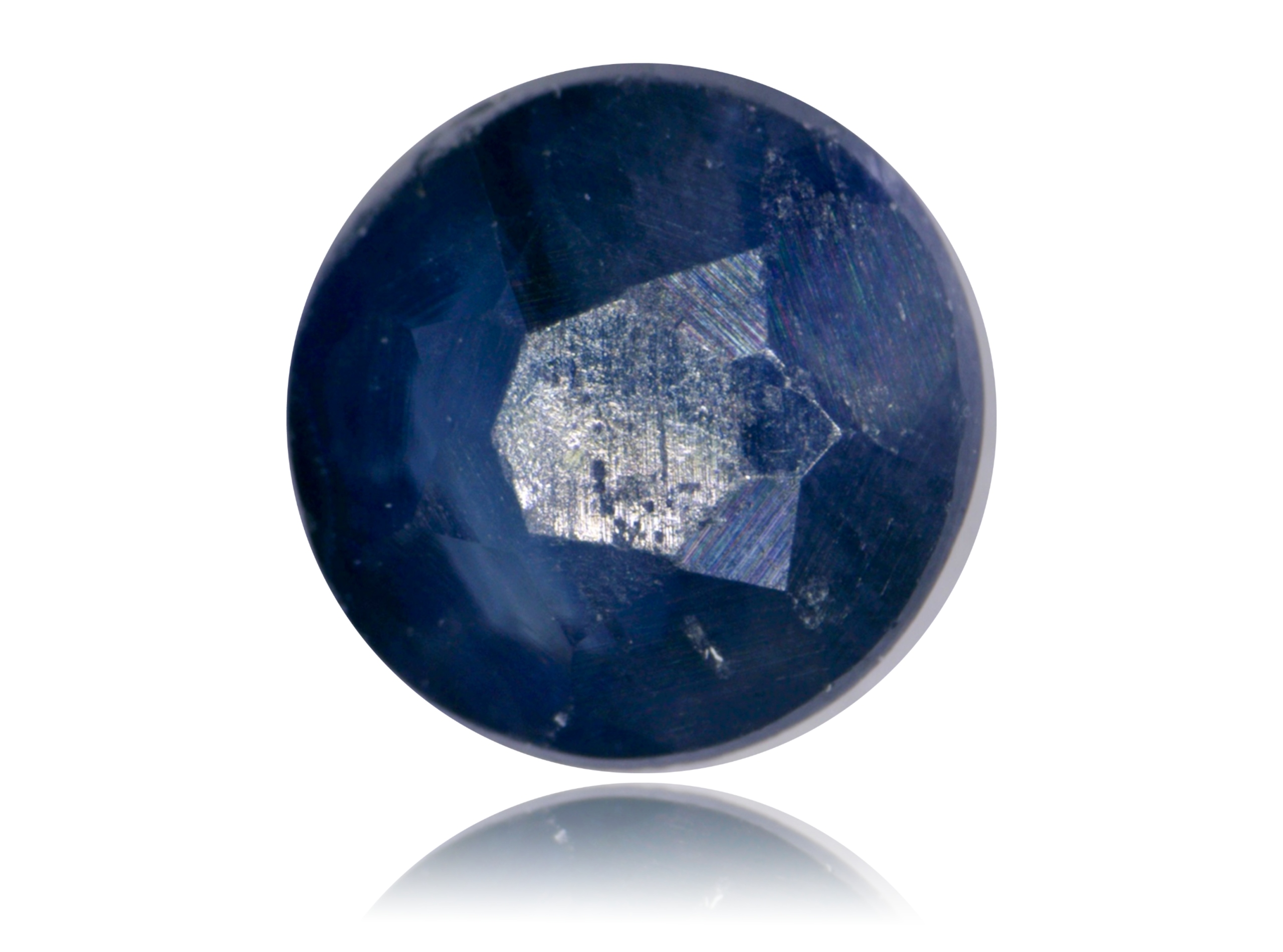 Safír 0.25ct Modrý Kulatý eCertifikát Wbd