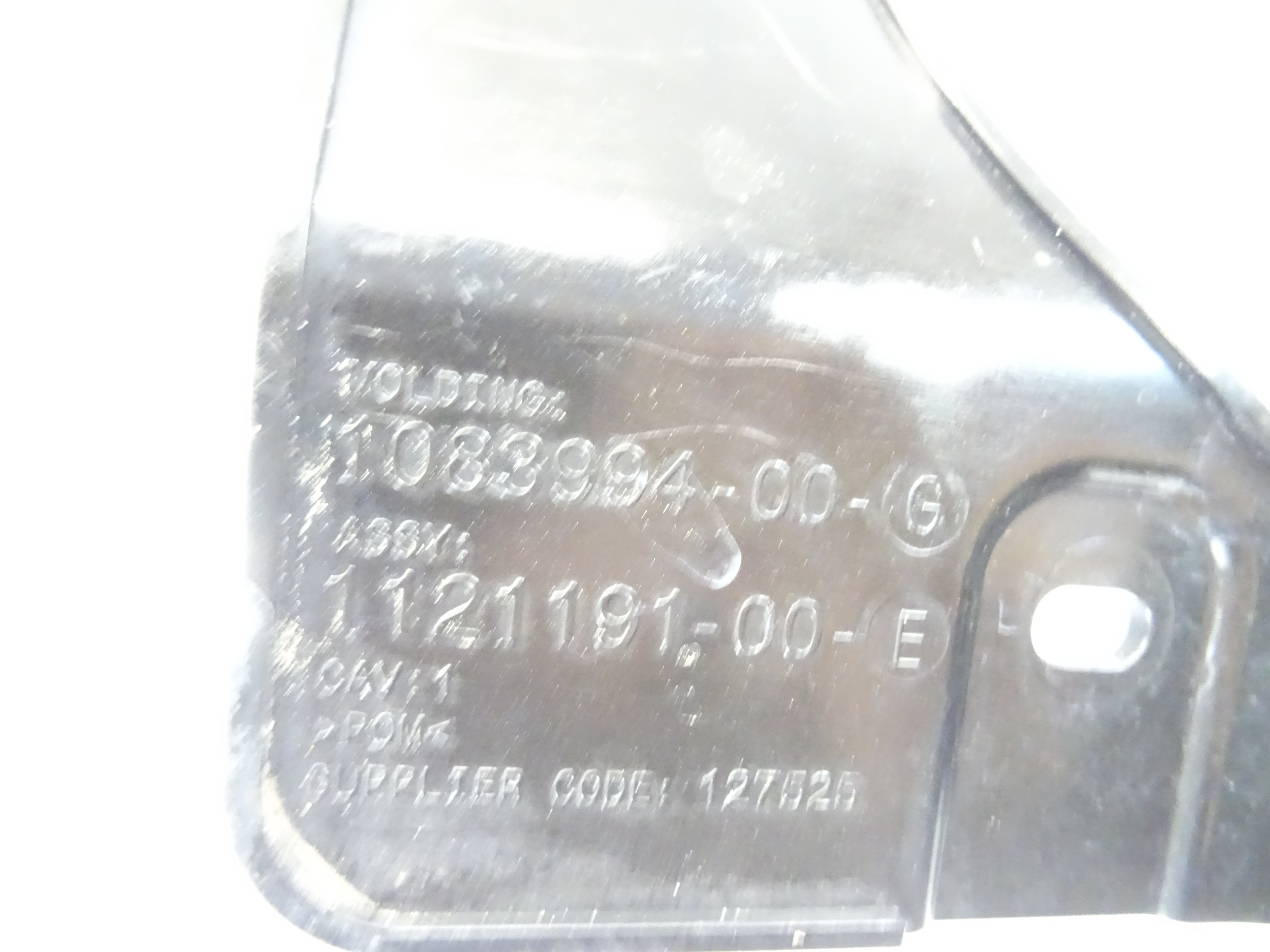 TESLA 3 Support Support plaque Pare choc Arrière Arrière