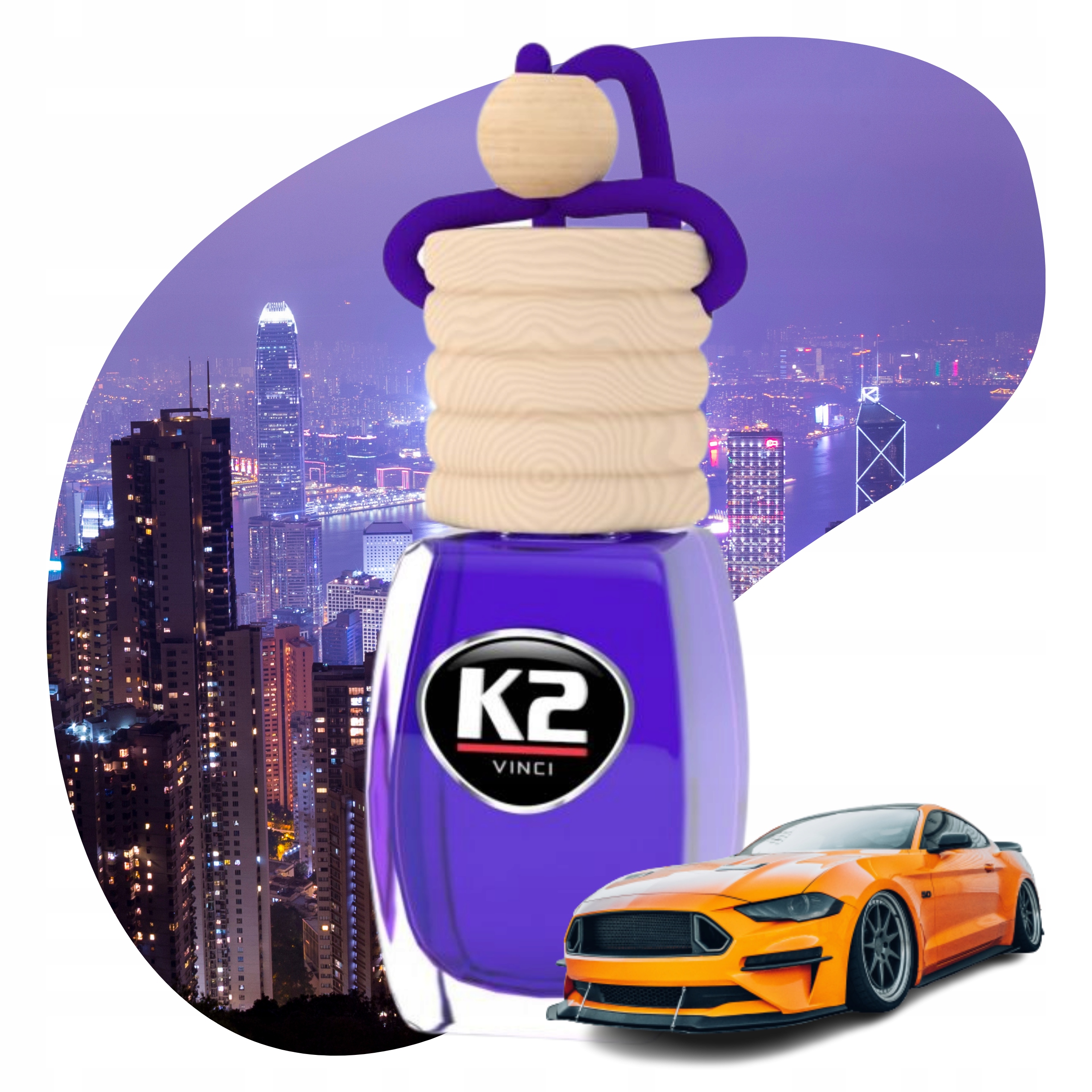 ZAWIESZKA SAMOCHODOWA ODŚWIEŻACZ POWIETRZA ZAPACH NA LUSTERKO FAHREN 8 ml