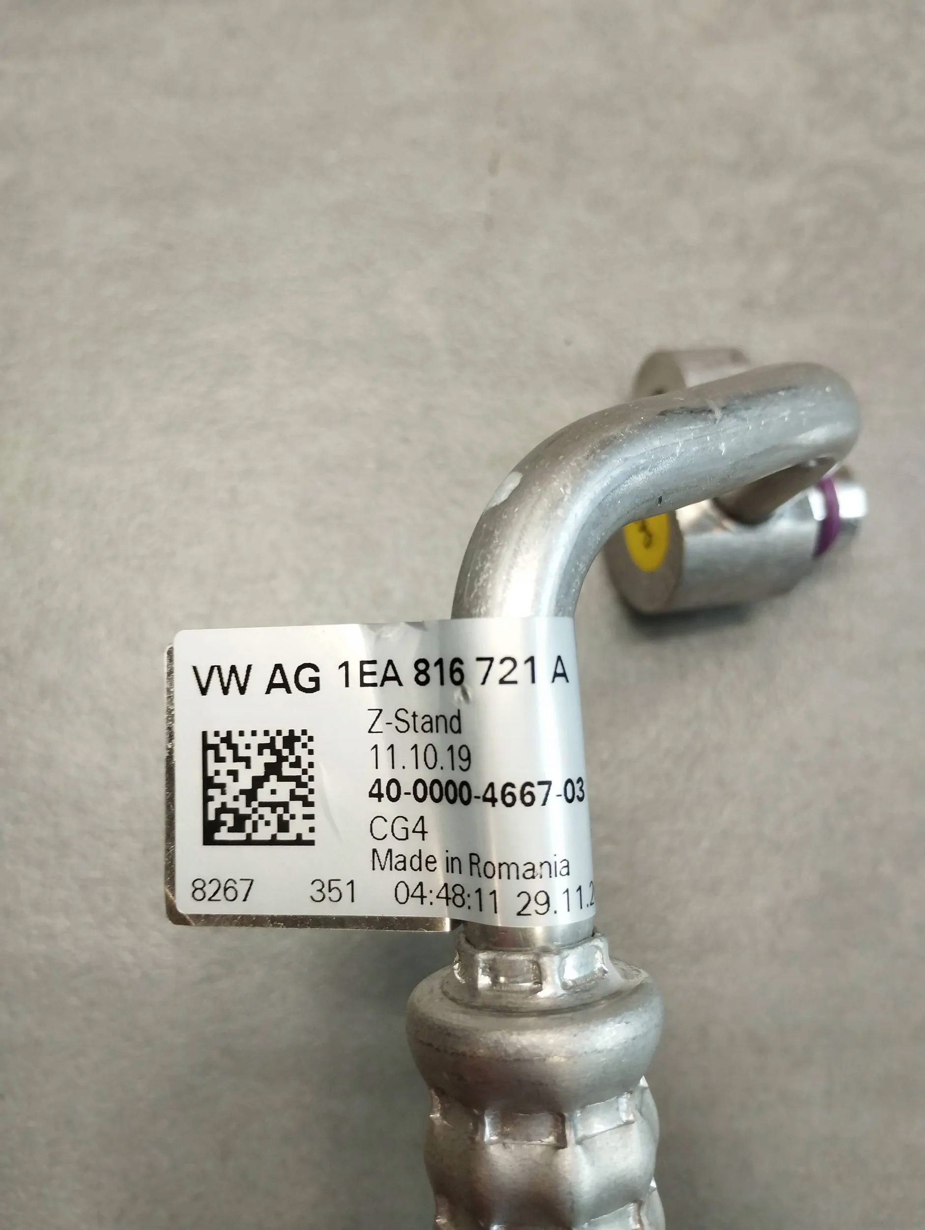 Audi Q4 e-tron Schlauch klimaanlage 1EA816721A