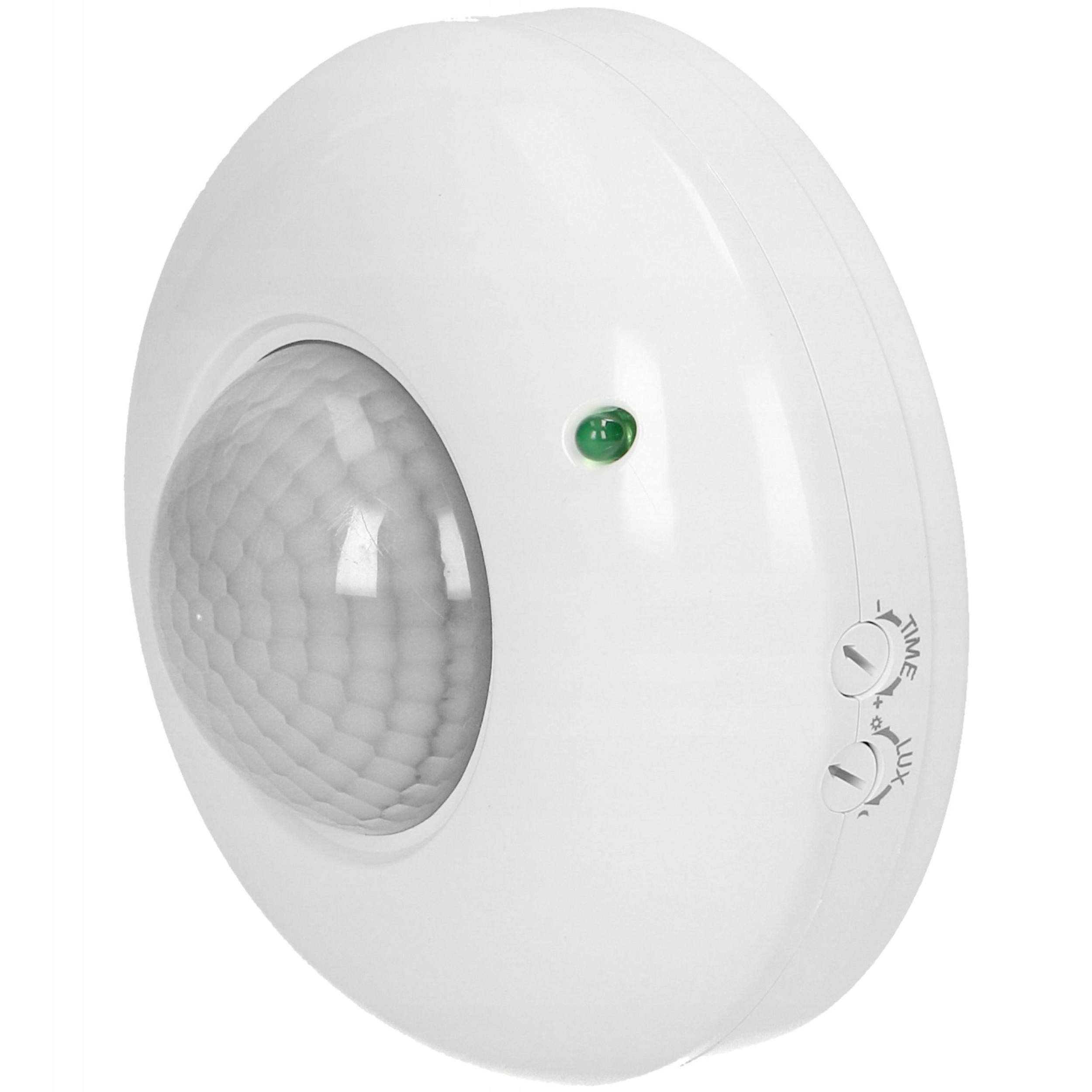 CZUJNIK RUCHU SUFITOWY NATYNKOWY ŚCIENNY PIR LED SENSOR CZUJKA PIR 360° Marka Orno