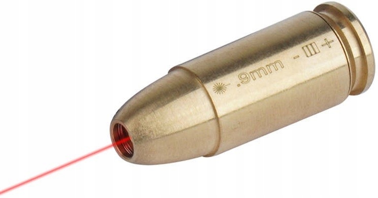 Wskaźnik Nabój laserowy 9 mm laser kalibracji broni lunety treningowy