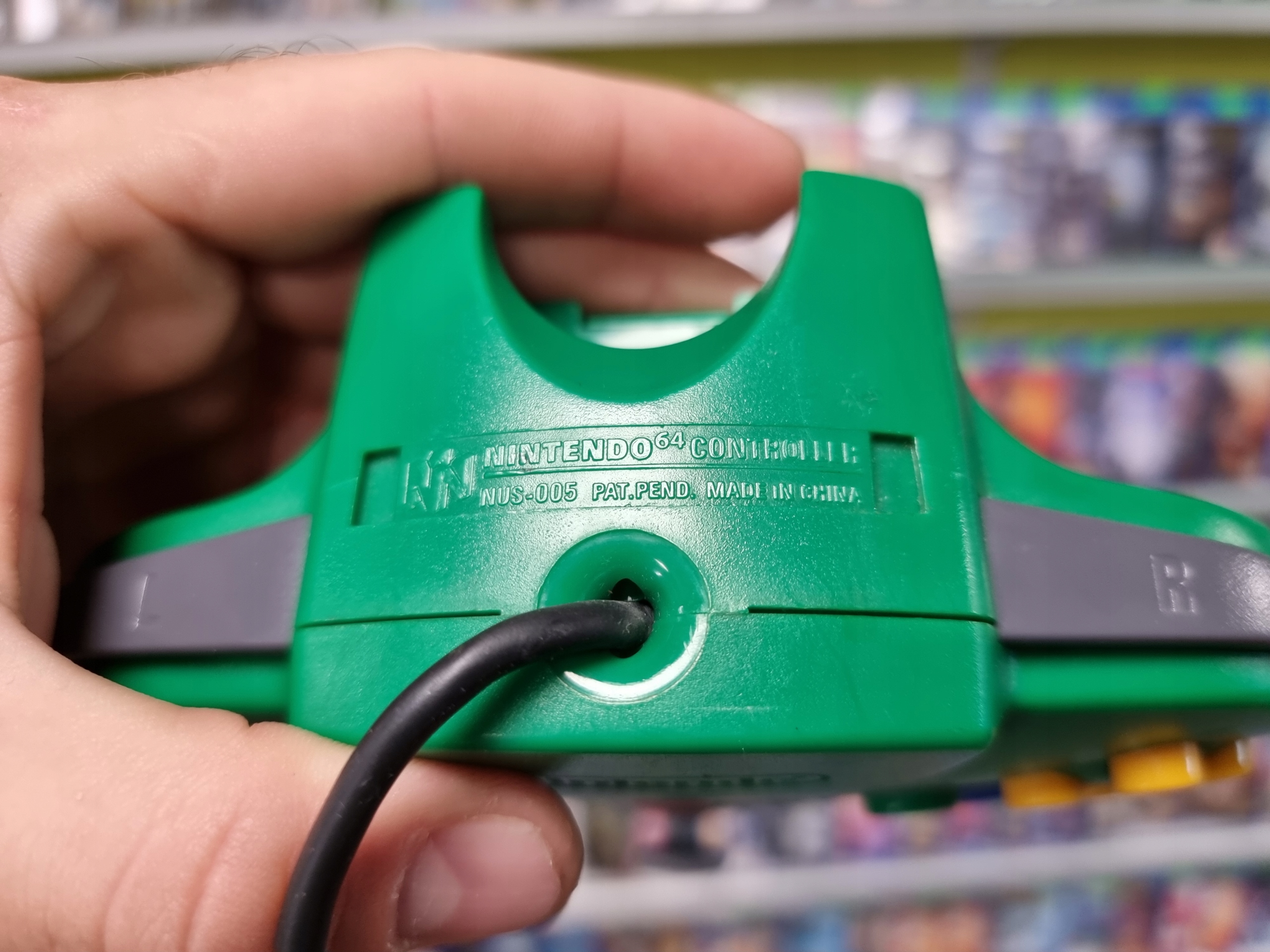 ORYGINALNY PAD NINTENDO 64 N64 GREEN ZIELONY Typ pad