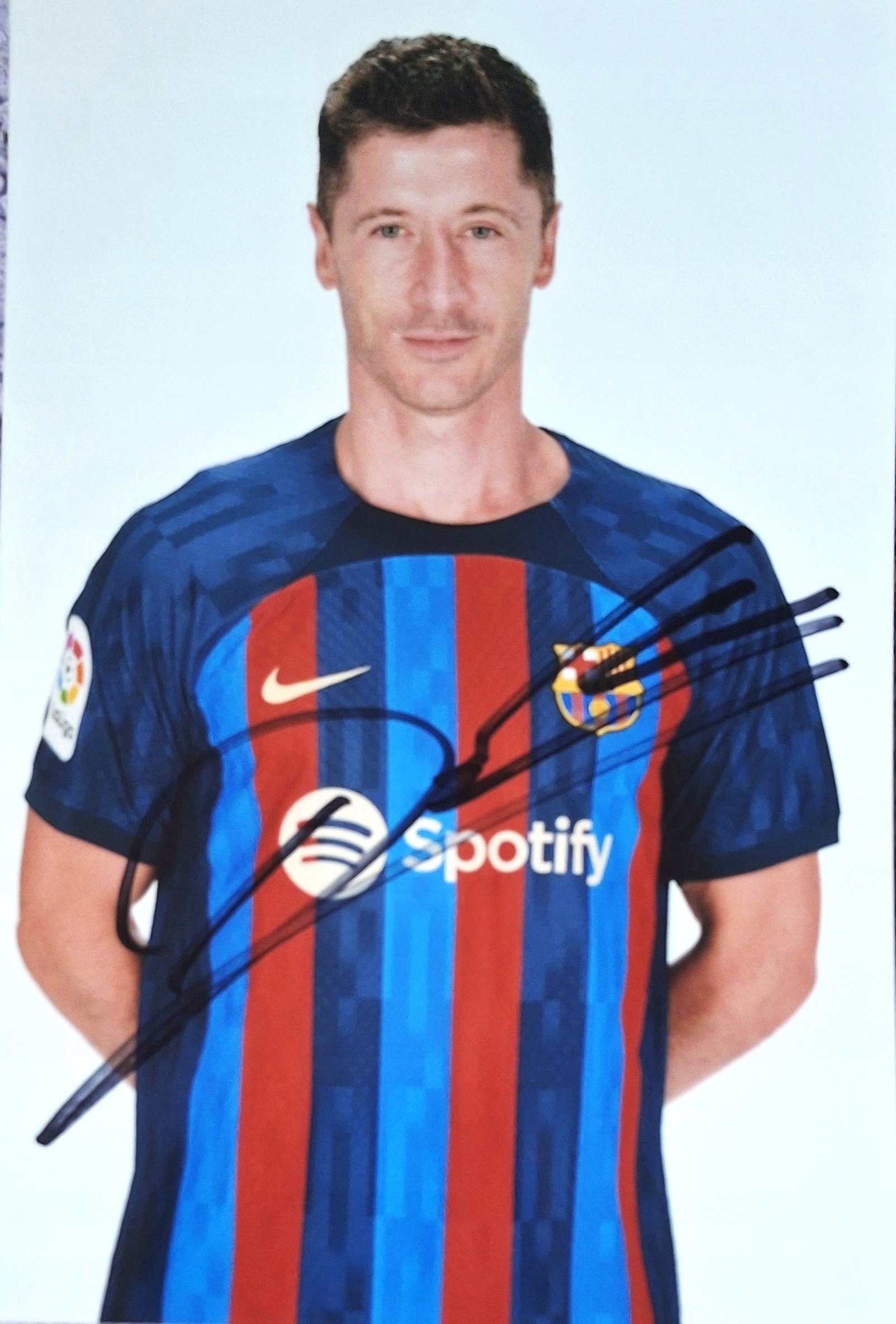 ROBERT LEWANDOWSKI - zdęcie z autografem
