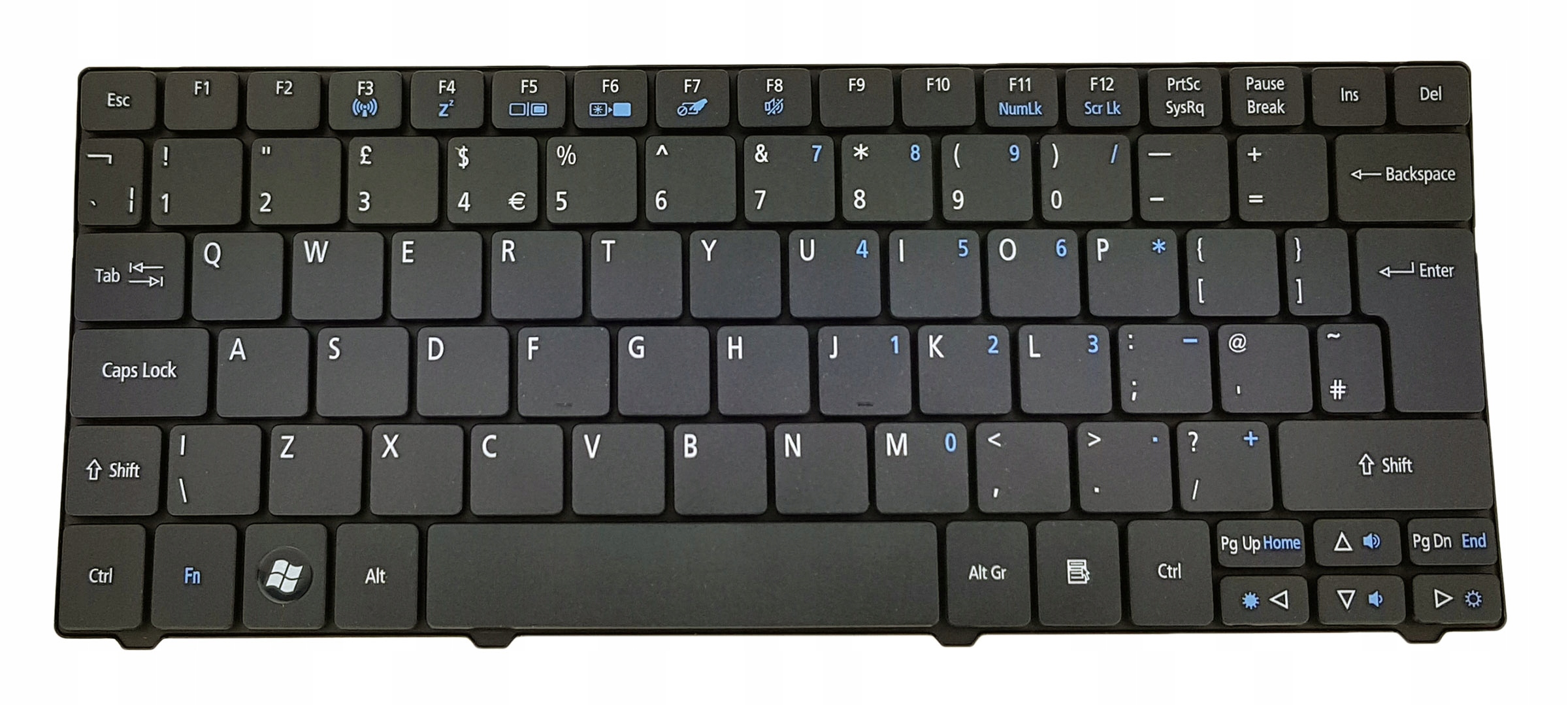 Nowa Klawiatura Acer Aspire 1410 1420 1810 1820 1830 722 752 ZH7 ZA5 ZA3 An