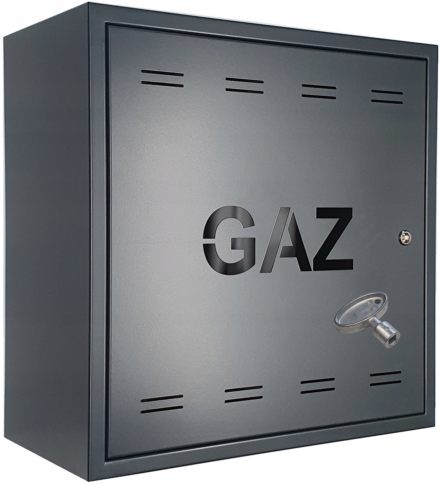 Plynová Skříňka Kov 60x60x25 Antracit Dvířka Na Klíč Polsko