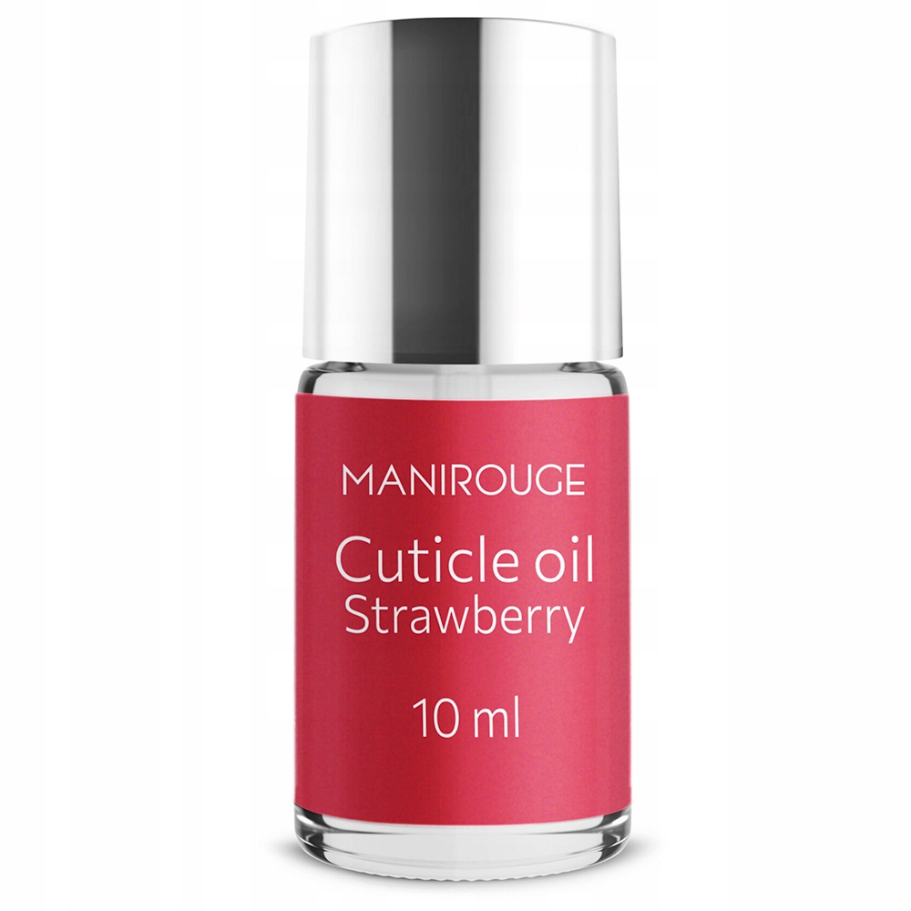 OLIWKA MANIROUGE DO SKÓREK PAZNOKCI OLEJEK ODŻYWKA PĘDZELEK 10 ML TRUSKAWKA