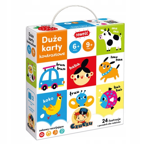 

Czuczu Duże Karty Kontrastowe 6-9M