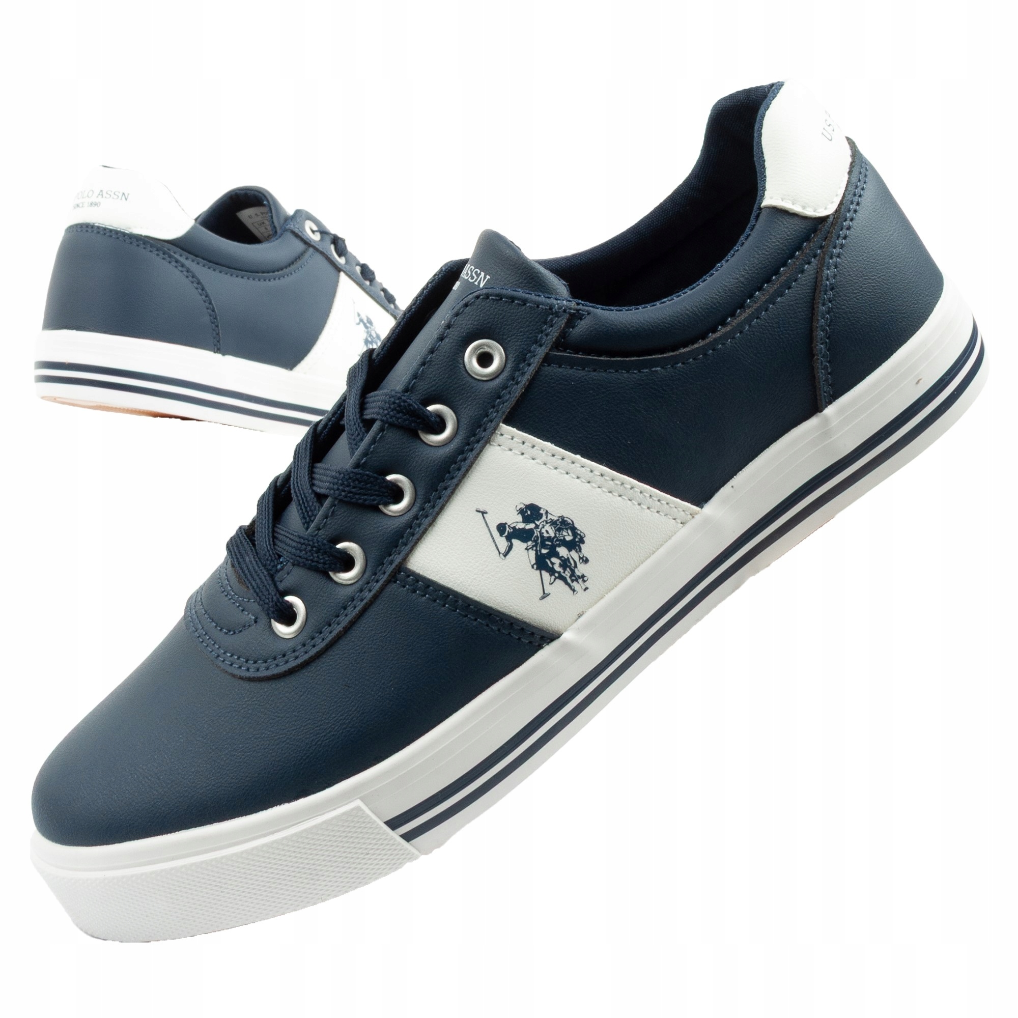 Pánské tenisky U.s. Polo Assn. vel.46, módní modré, pohodlné