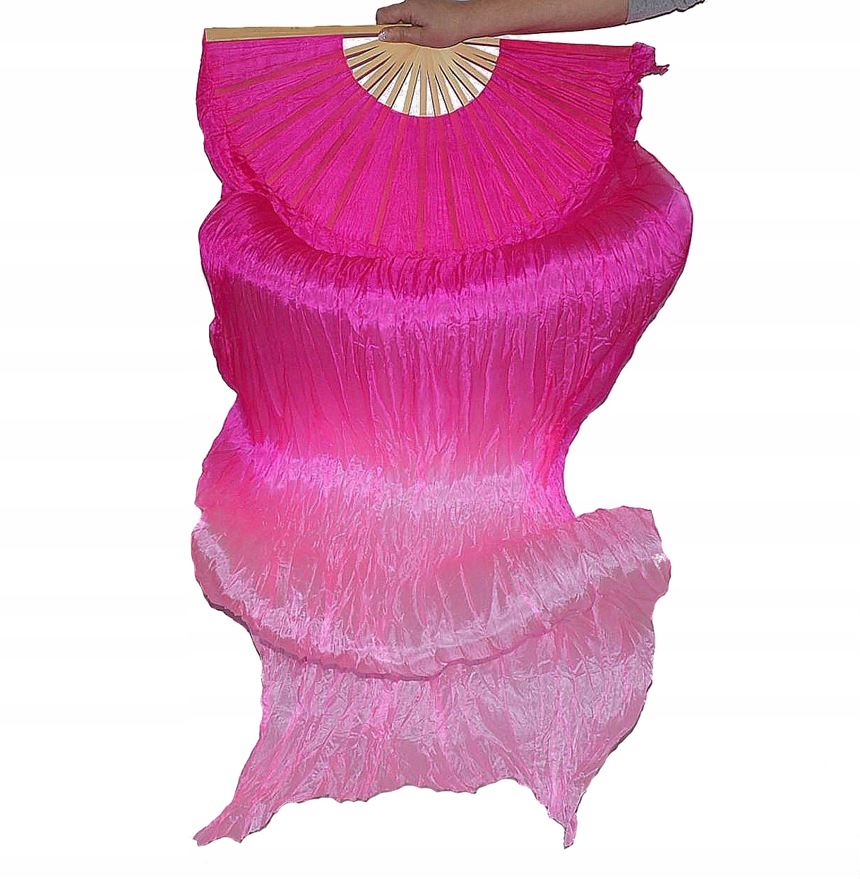 

Wachlarze Fan Veils jedwab belly dance tribal x 2