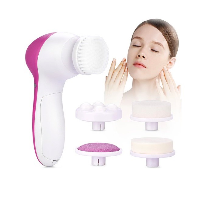 SZCZOTECZKA SZCZOTKA DO CZYSZCZENIA MYCIA TWARZY MASAŻER PEELING 5IN1 Marka Verk Group