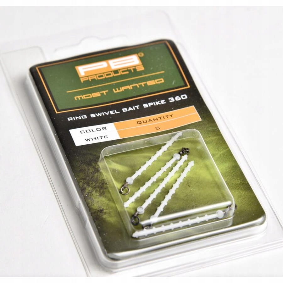 Pb Products Ring Swivel Bait Spike 360 5szt. Sztywny Włos Do Pop Up