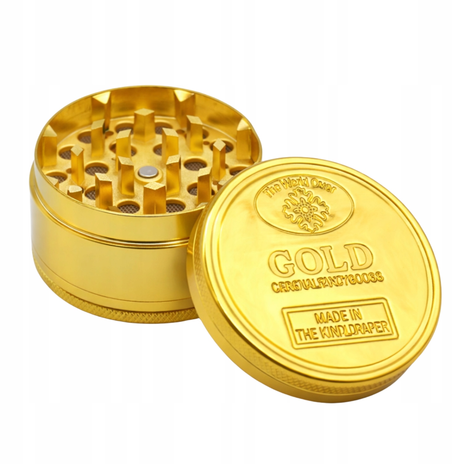 Młynek metalowy Gold 3 części 50mm