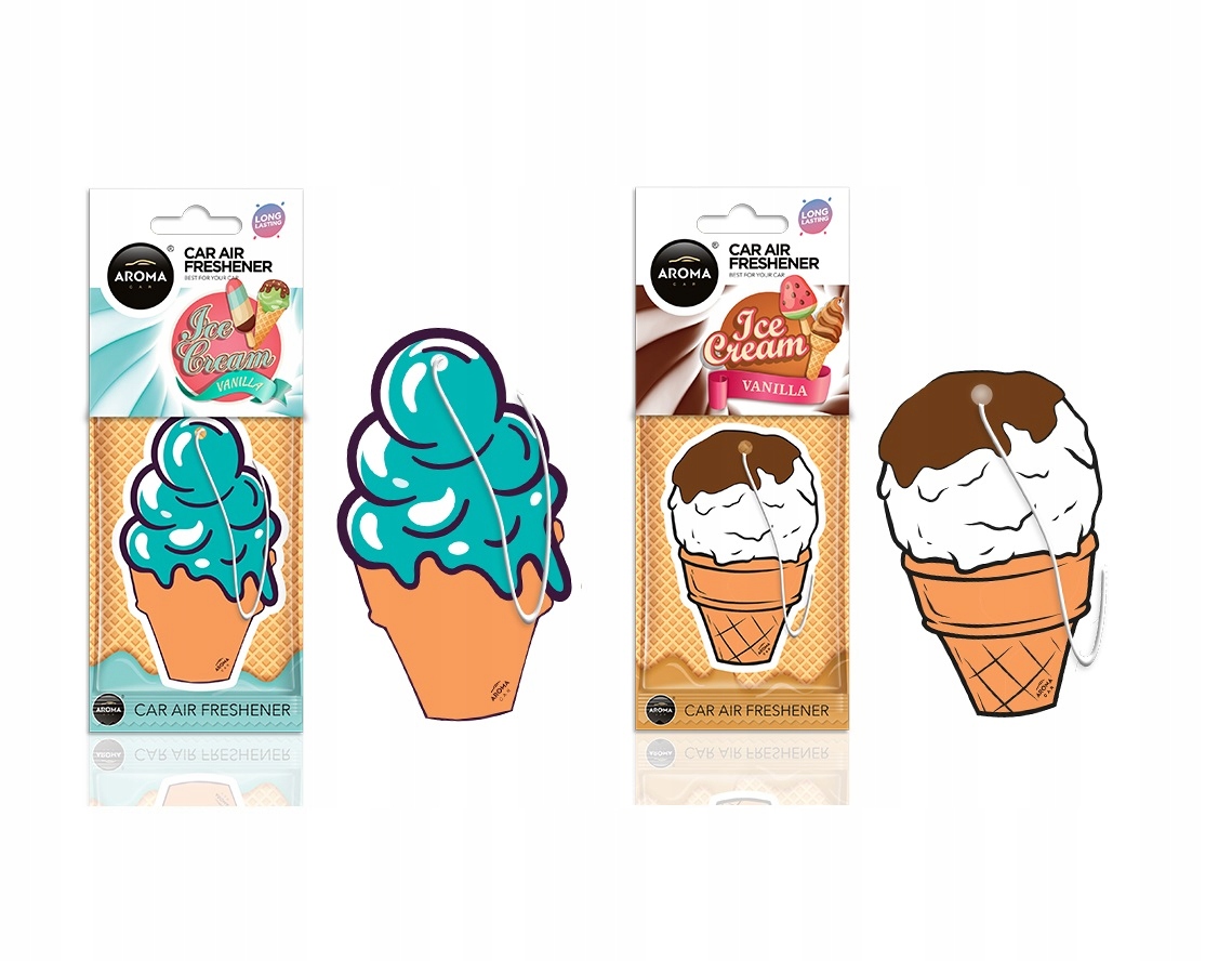 

Zapach samochodowy Aroma Ice Cream Vanilla Wanilia