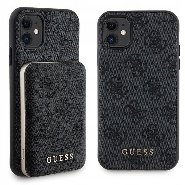 Pouzdro Pro Iphone 11 Guess Hardcase 4G Metal Logo Powerbanka 5000MAH Magsafe
