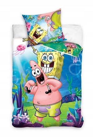 

Pościel 140x200 cm Spongebob Kanciastoporty