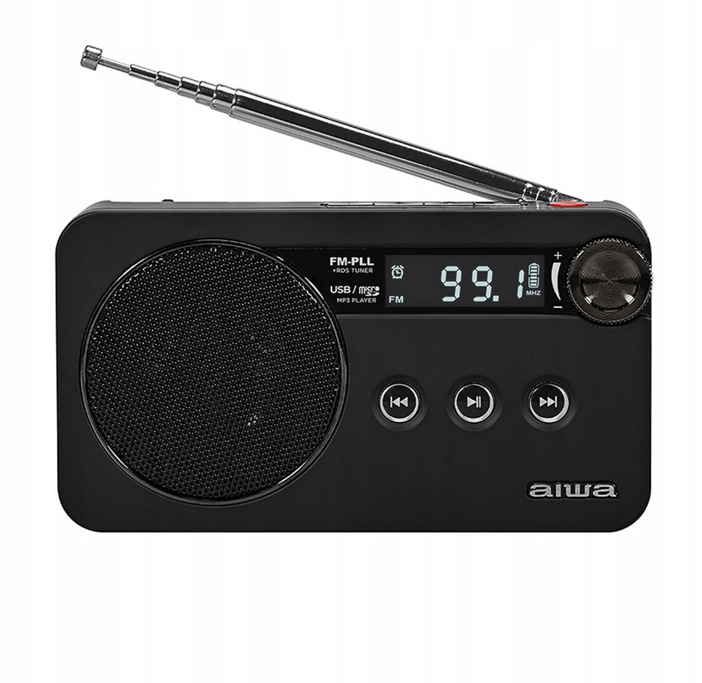 Radio Fm Aiwa RS-77PLL/BK czarny
