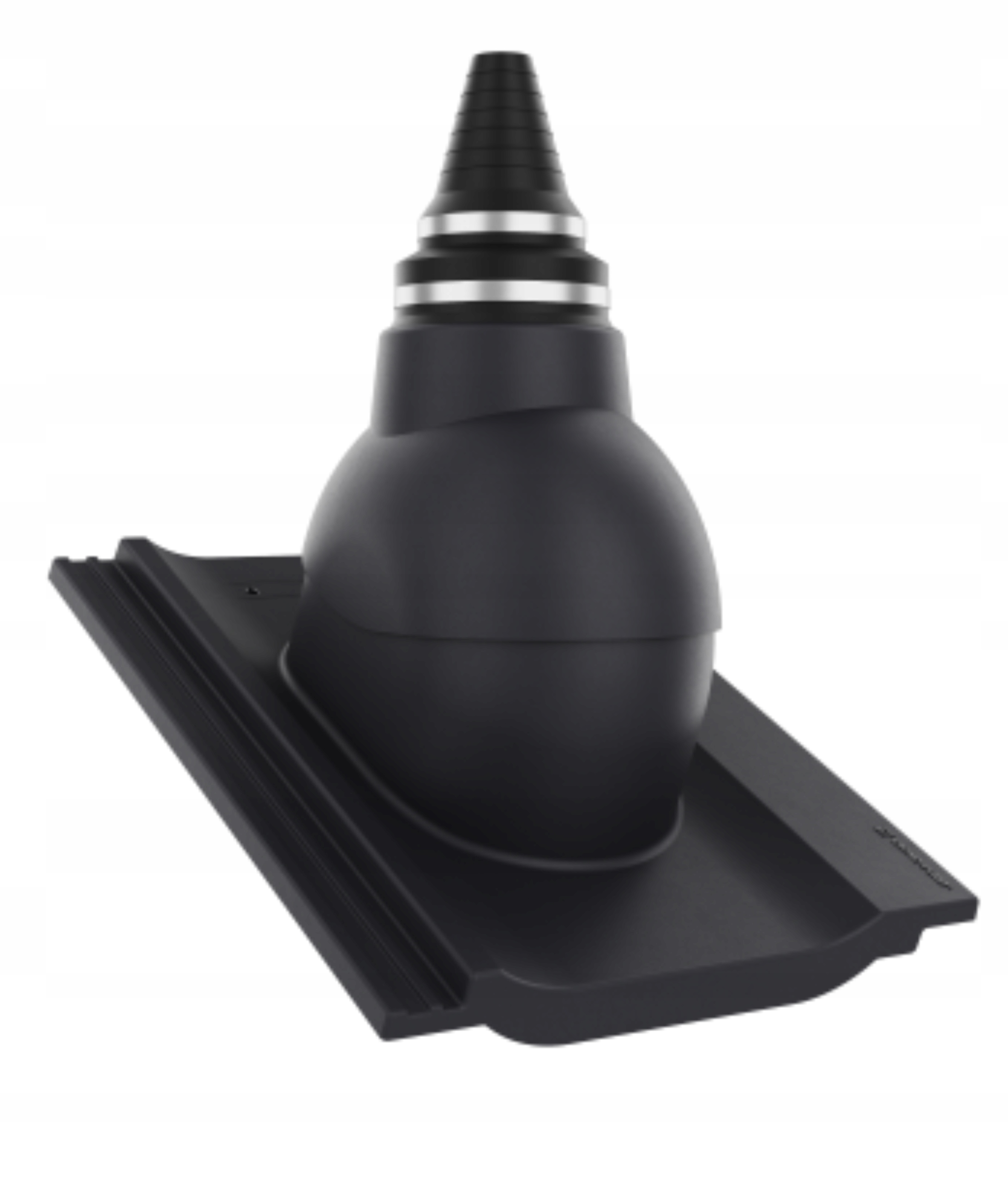 Anténní přechod, těsný střešní průchod Creaton Kioto Grafit Planar